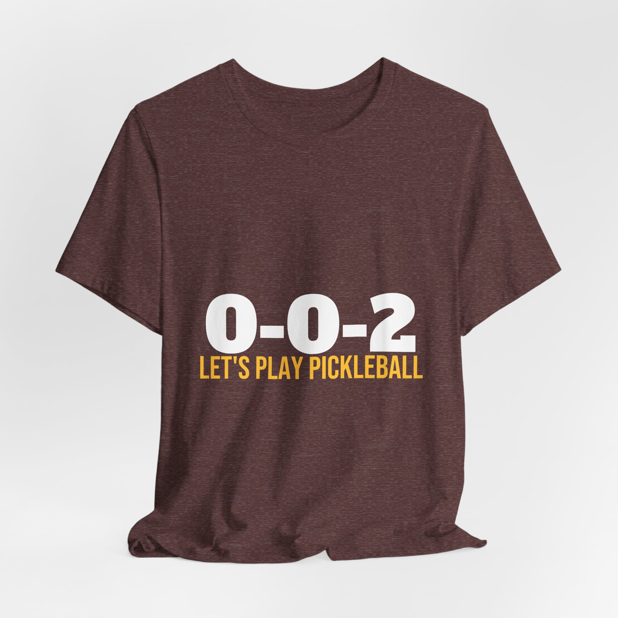 0-0-2 Let's Play Pickleball Shirt, Pickleball Starting Score Tee, Funny Pickleball Gift, Minimalist Pickleball Shirt Men Women