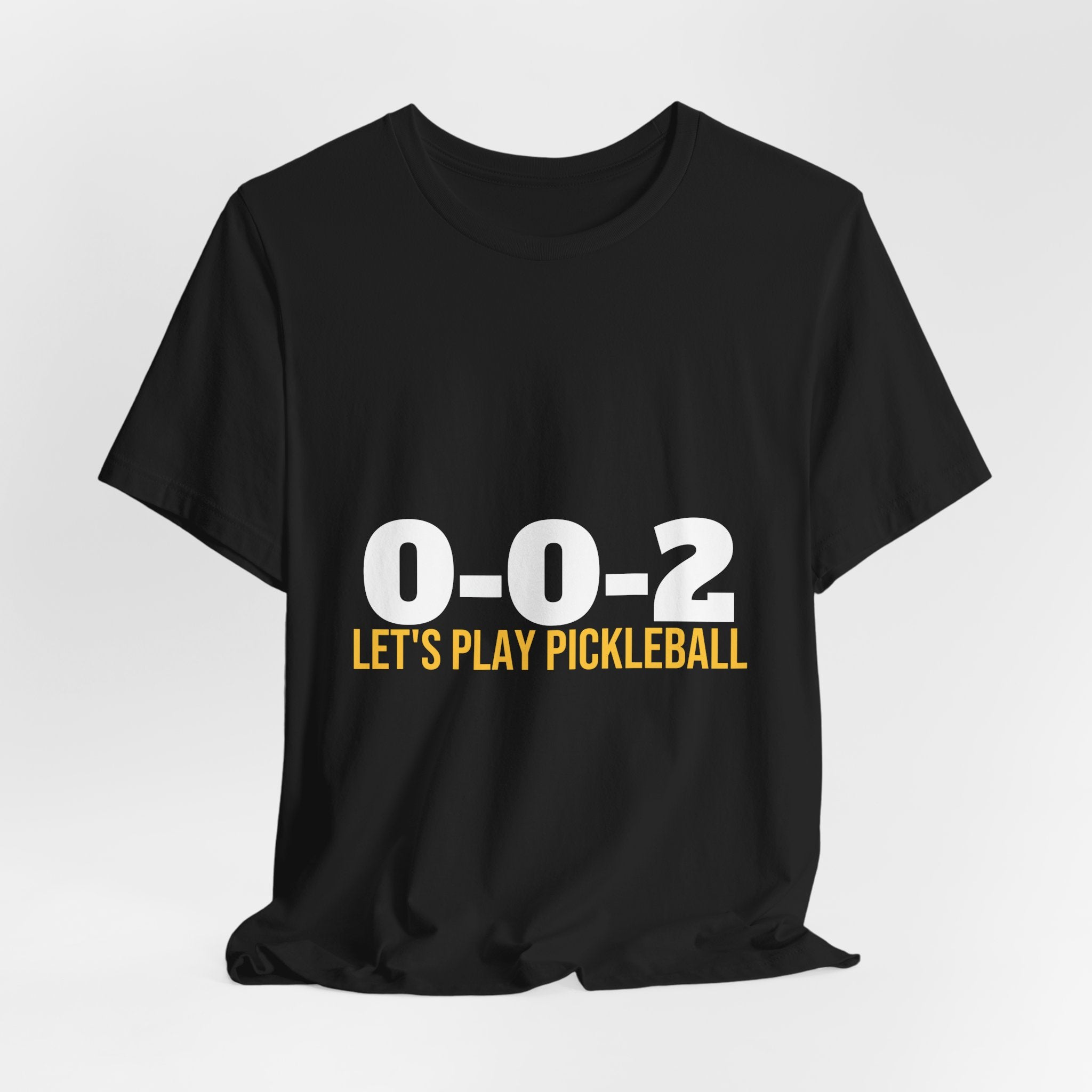 0-0-2 Let's Play Pickleball Shirt, Pickleball Starting Score Tee, Funny Pickleball Gift, Minimalist Pickleball Shirt Men Women