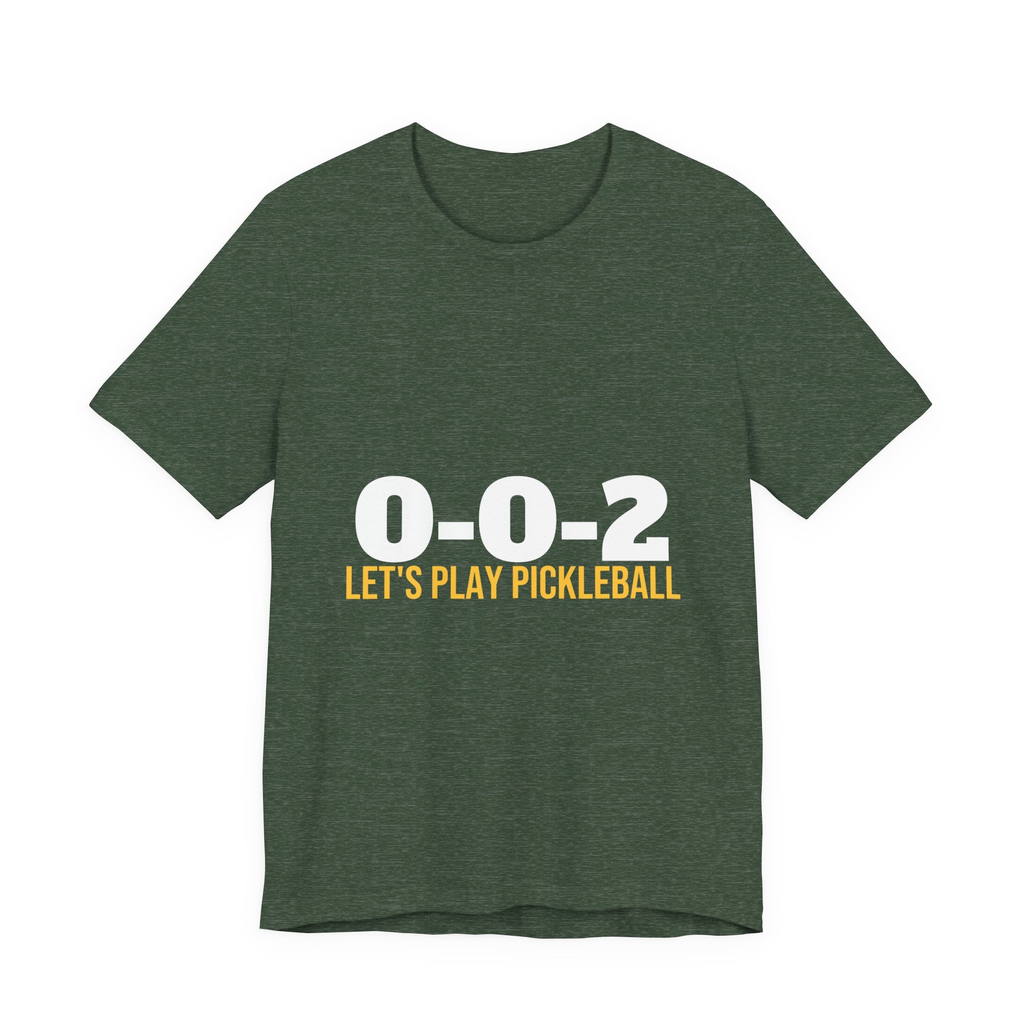 0-0-2 Let's Play Pickleball Shirt, Pickleball Starting Score Tee, Funny Pickleball Gift, Minimalist Pickleball Shirt Men Women
