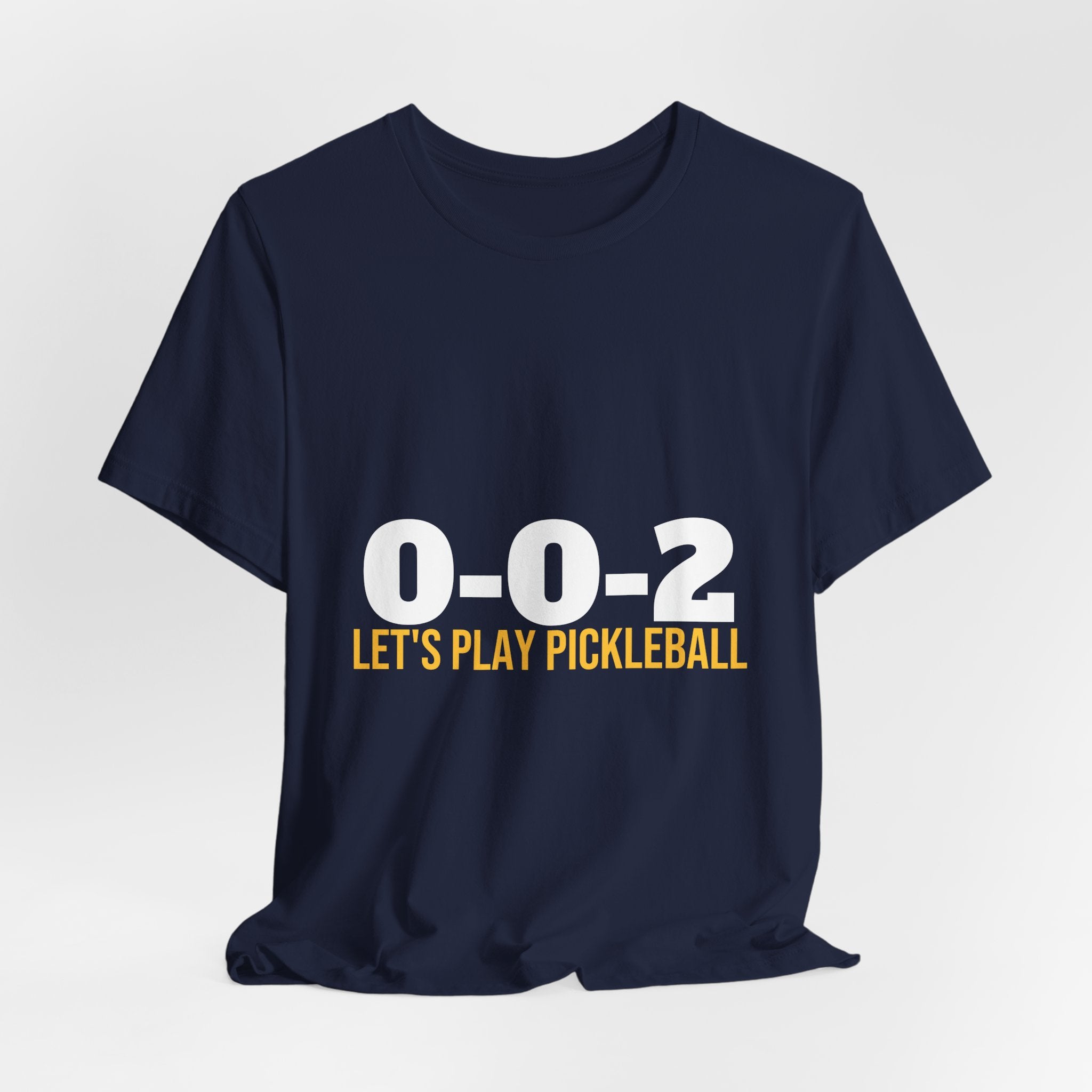 0-0-2 Let's Play Pickleball Shirt, Pickleball Starting Score Tee, Funny Pickleball Gift, Minimalist Pickleball Shirt Men Women