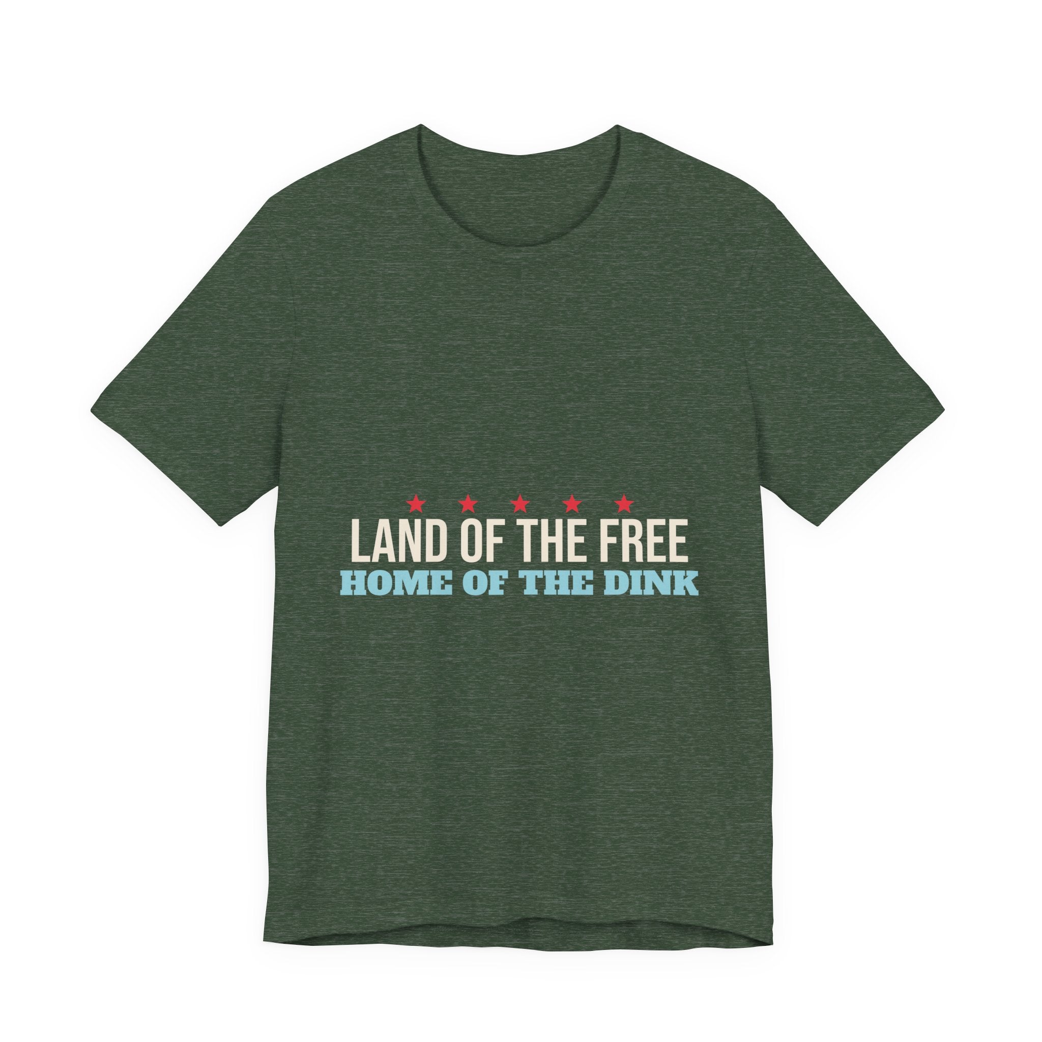 Land of the Free Home of the Dink Shirt, 4th of July Pickleball Shirt, Patriotic Pickleball Tee, USA Pickleball Gift, Fourth of July