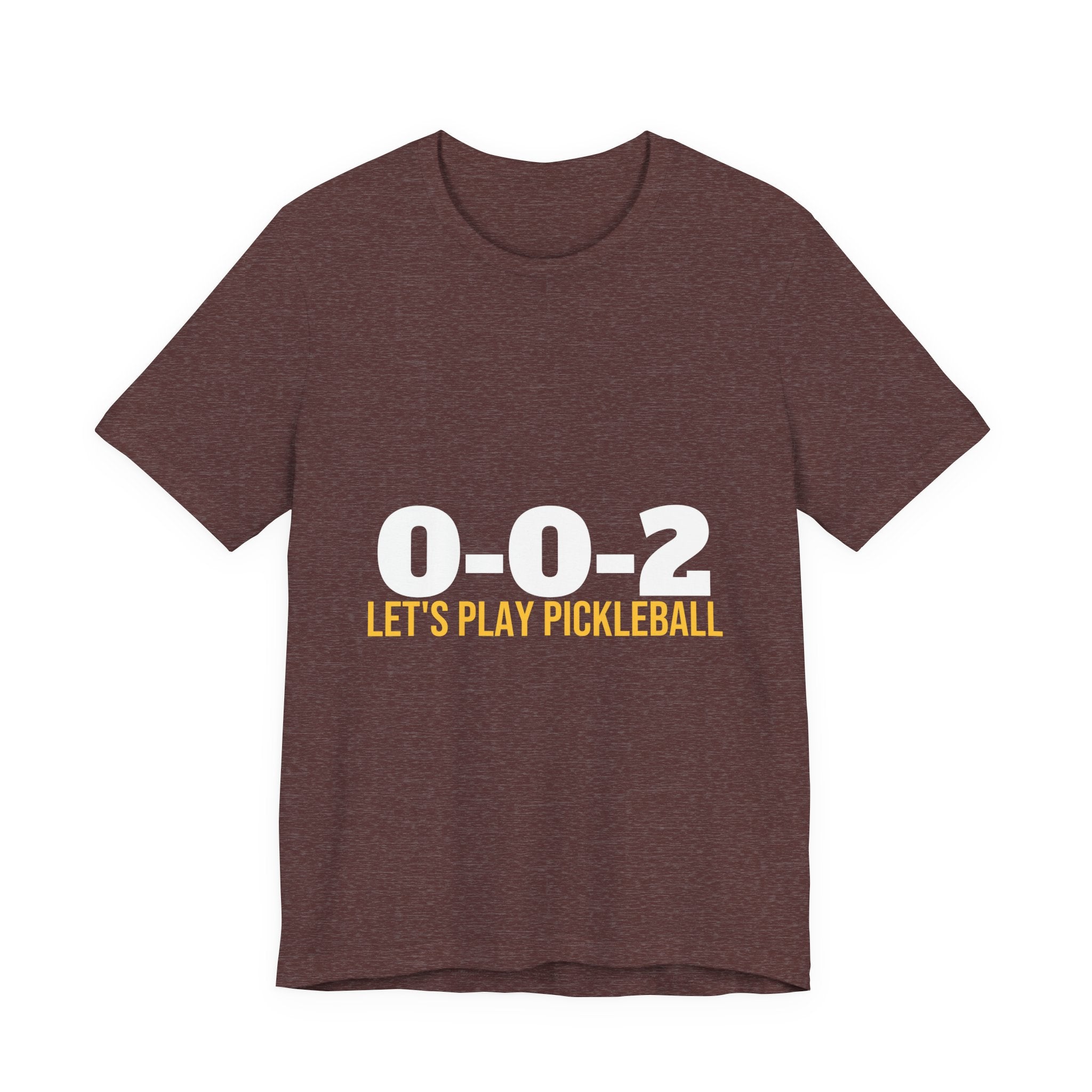0-0-2 Let's Play Pickleball Shirt, Pickleball Starting Score Tee, Funny Pickleball Gift, Minimalist Pickleball Shirt Men Women